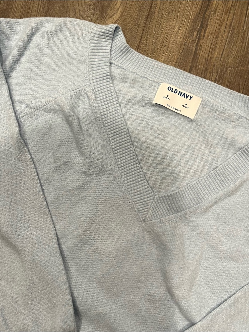 Old Navy Baby Blue V-Neck Sweater